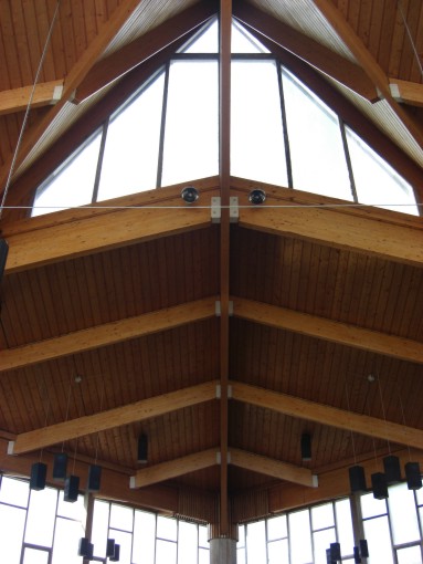 St Barnabas, interior roof